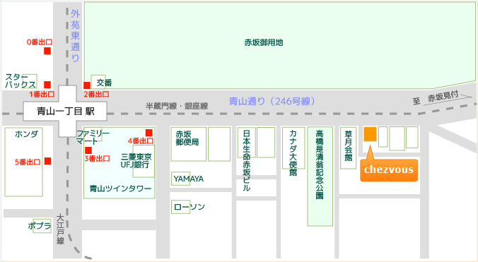 家事代行・ベビーシッターサービス シェヴ アクセスマップ