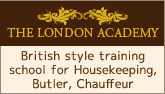 British style training school for Housekeeping, Butler, Chauffeur
